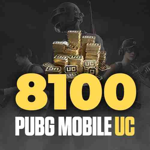 PUBG MOBİLE 8100 UC