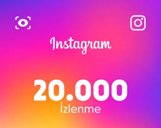 İnstagram 20.000 izlenme
