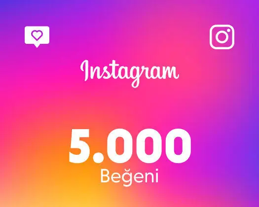 Instagram 5.000 beğeni