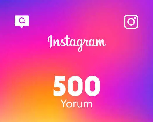 Instagram 500 yorum