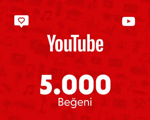 YouTube 5.000 Beğeni