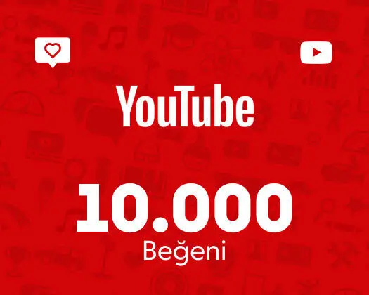 YouTube 10.000 Beğeni