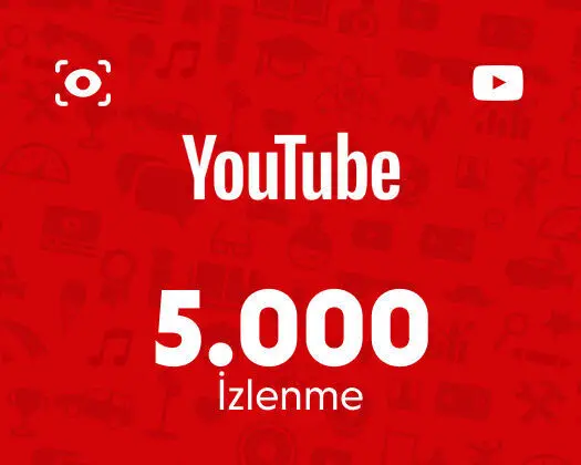 YouTube 5.000 İzlenme